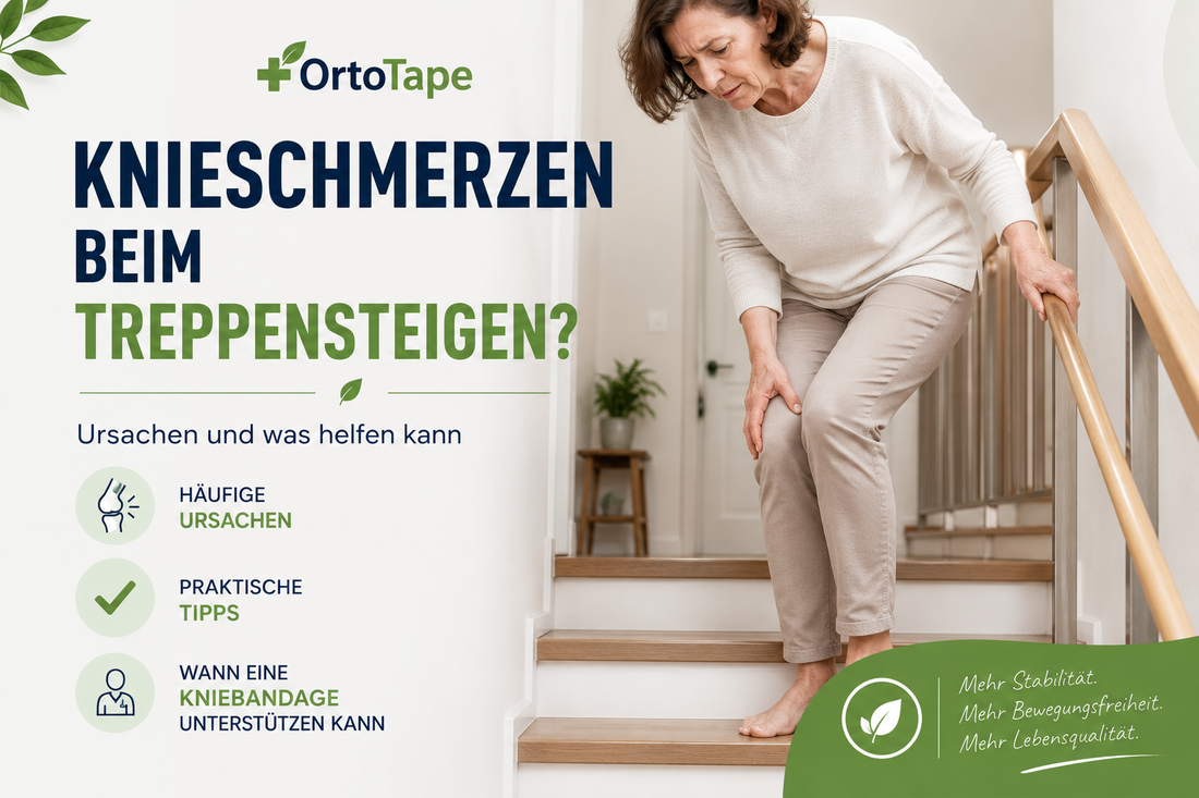 Knieschmerzen beim Treppensteigen – Ursachen und was helfen kann